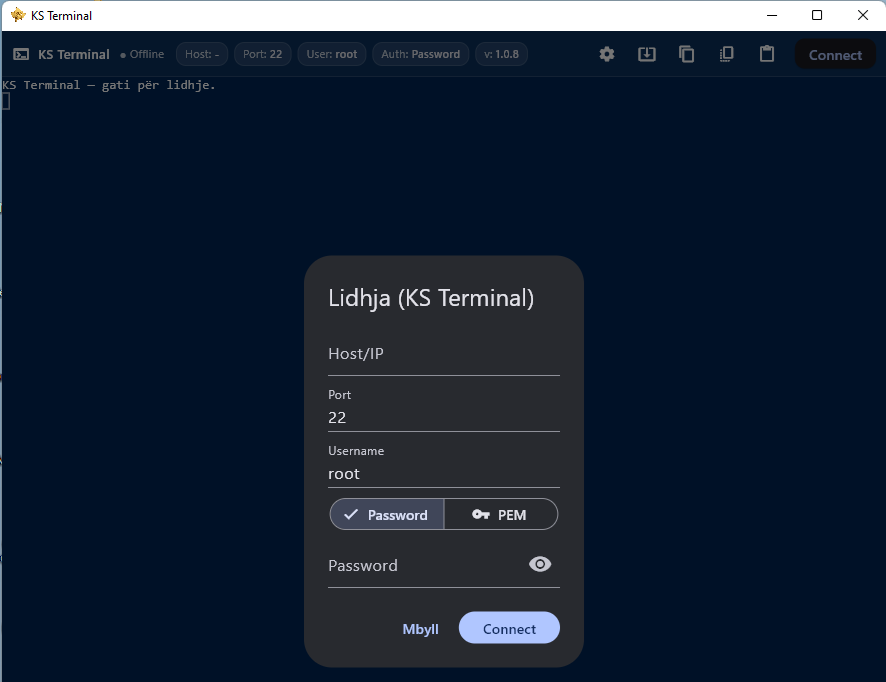 KS Terminal — Setup
